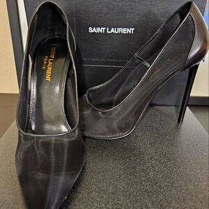 Saint Laurent Anja Mesh Pumps